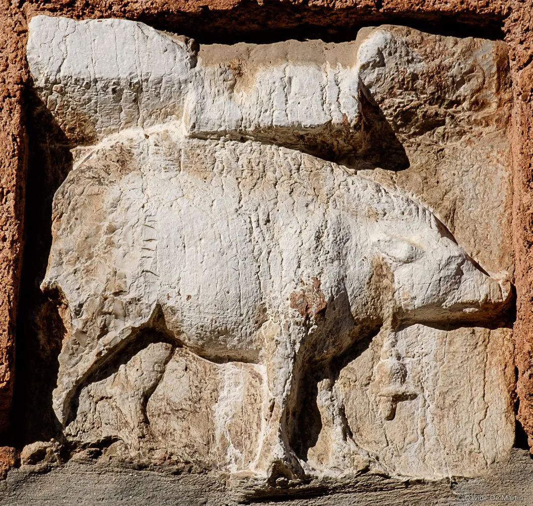Frammento di rilievo, Rio Terà Garibaldi, Castello